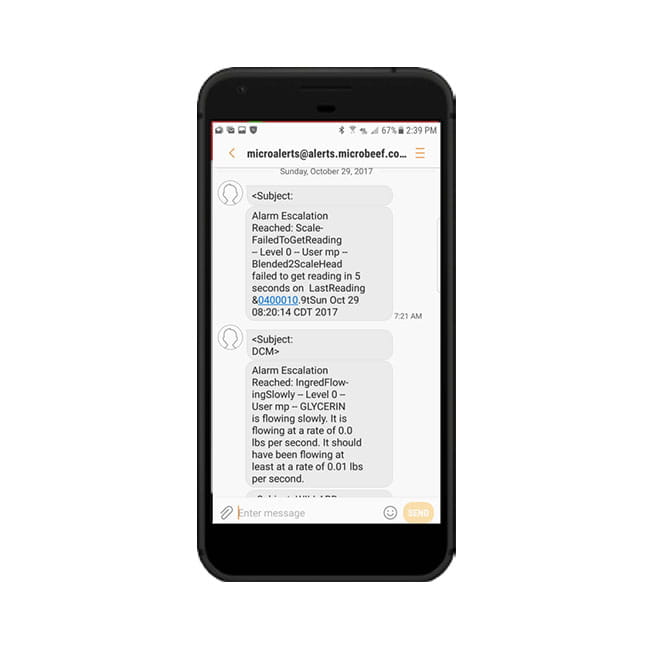 ProControl Parlor mobile view